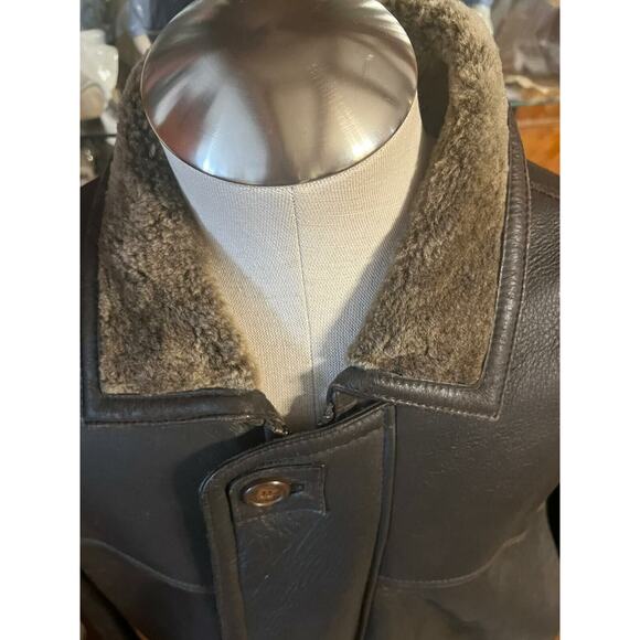 Utex Design Full Brown Shearling Size XL - Picture 4 of 9